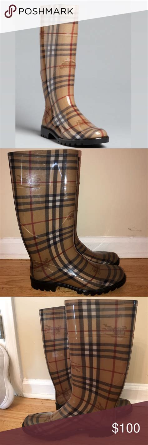 burberry rain and cold weather boots|authentic burberry rain boots.